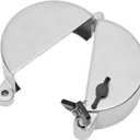 Semi Truck Locking Fuel Cap Cover Diesel Zinc Fuel Tank Cap Cover Compatible with Freightliner, Sterling and Western Star Class 8 Trucks