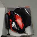 Desktop Punching Bag with Suction Cup - Punch Away Stress, Heavy Duty Office Desk Stress Ball for Adults & Kids, Fun Boxing Toy for Coworkers, Friends (Red)