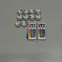 Mini Submersible LED Lights,Small Underwater Tea Lights Candles Waterproof with Remote Battery Operated,RGB Color Changing for Vase Home Party Wedding Table Halloween Pumpkin Centerpieces