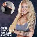 Arm Sleeves for Men Women to Cover Arms with Thumb Holes, Sun UV Protection Arm Warmers, for Volleyball Football Golf (White)