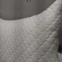 Sidney Sleep Adjustable Curved Contour Fill Pillow  Queen Size  for Side and Back Sleepers  Neck & Shoulder Comfort Support  Extra Fill Included (White) (Queen (Pack of 1))