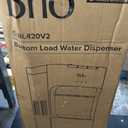 Brio Bottom Loading Water Cooler Dispenser for 5 Gallon Bottles - 3 Temperatures with Hot, Room & Cold Spouts, Child Safety Lock, LED Display with Empty Bottle Alert, Stainless Steel
