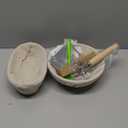 RORECAY Bread Banneton Proofing Basket Set, 9 Inch Round & 10 Inch Oval Cane Sourdough Baskets with Dough Whisk Lame Dough Scraper Bowl Scraper Silicone Brush Sourdough Bread Baking Supplies