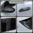 Lypumso PET Forged Carbon Fiber Vinyl Wrap, Glossy Car Vinyl Film for Automotive with Air Release Technology for Vehicle Decal DIY Interior Exterior Decoration (3D Black Forged, 1ft x 5ft)