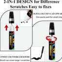 Crystal White Pearl(K1X) Touch Up Paint For Subaru Exact Match-Chips and Nicks 2 in 1 Car Paint Pen Scratch Rapair for Ascent/Impreza/Legacy/WRX/BRZ/Outback/Crosstek/Forester