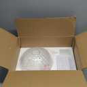 Brushed Nickel Pendant Lights Kitchen Island, Globe Pendant Light Fixtures with 8 Inch Clear Glass Shade, Modern Hanging Light Fixtures for Kitchen, Bedroom (1 Pack - Clear Glass Pendant Light)