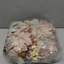 Riceshoot 2 Pcs Thanksgiving Fall Maple Leaves Garland 6 ft Hanging White Cream Neutral Autumn Fall Garland Table Decoration for Mantel Fireplace Porch Front Door Christmas Home Decor