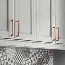 khtumeware 10 Pack 5"(128mm) Vintage Drawer Pulls Antique Copper Cabinet Pulls Kitchen Hardware Cabinet Handles Drawer Handles Knobs. (5" Hole Center)