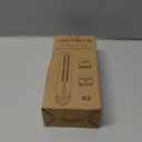 Vinaco T10 Tube Bulb LED 6W Equal. 60W, 2 Pack 7.3 Inch T10 Tubular Light Bulbs E26 Dimmable 2700K Warm White, Clear Glass T10/T30 LED Edison Bulb for Sconce, Floor Lamp, Tall Island Pendant Lamp