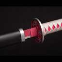 Sword Valley Demon Series Anime Sword - Slayers Katana｜40.9" Length｜Anime Original Texture Carbon Steel Blade Carving Symbol｜Non-Slip Grip｜for Cosplay & Display