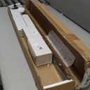 EaseLife 34" Bifold Sliding Barn Door Hardware Track Kit for 2 Closet Door,Side Mount Roller,Slide Smoothly Quietly,Easy Install,Black,34" Track Fit for Double 15" Wide Bi-folding Door (Hardware Only)