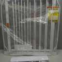 29"-51" Baby Gate for Stairs, Auto Close Stroller Friendly Dog Gate Indoor for Doorways, Pressure Mounted Baby Gate, Easy Walk Through Gate for Children & Pets, White (29-51"Wide, 28"Tall)