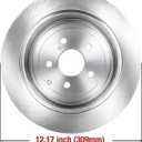HUSCH Brake Kit Ceramic Brake Pads and Brake Rotors Fit for Lexus RX350