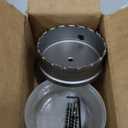 Metal Steel Hole Saw Drill Bit 3.5"/89mm Cutting Dia Carbide Steel Tooth Hole Saw Cutter