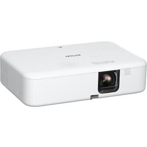 Epson EpiqVision Flex CO-FH02 Full HD 1080p Smart Streaming Portable Projector, 3-Chip 3LCD, 3,000 Lumen Color/White Brightness, Android TV, Bluetooth, 5W Speaker, Home Entertainment 