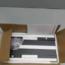 TUTOTAK Small Side Table, Narrow End Table, Skinny Sofa Table, Slim Nightstand, Couch Table, Living Room, Bed Room, Brown TB01BB062 (2-Tier 7.9"D x 15.8"W x 22.5"H)