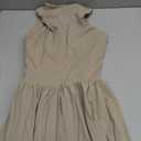 Womens Tennis Golf Dress with Built-in Bra Shorts Zipper Slim Fit A-line Hem Skirt Athletic Dresses with Pockets Small