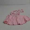 Avidlove Women Sexy Skirt Pleated Mini Skirt Suspender Skirt A-Line Short Braces Skirt (Medium, Pink)