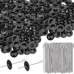 Solar Panel Guard Clips Animal Guard Fastener Animal Roll Kit Stainless Steel Fastener Clips for Solar Panel Bird Wire Pigeon Fence(300 Packs,25 mm)