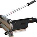 CUTTEREX 13" Vinyl Floor Cutter with wheels - Meet Multi-Angle/Length Cutting, A Flooring Tool also Cuts-Engineered Wood Floor, LVP, VCT, SPC, WPC, Long Life HSS Blade Mounted!