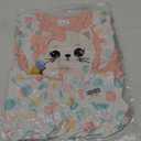 Baby Girl Clothes 12 18 Months Romper Infant Ruffle One Piece Cute Cat Cartoon Dress Fall Winter Long Sleeve Outfits with Headband Pink 12-18 Months