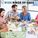 2 Pack Reusable Snack Containers with Lids, Double Compartment Silicone Snackle Box Container for Salad Sauce Condiments Snack, Small Mini Food Snackle Boxs for Lunch, Travel, Office, Picnic