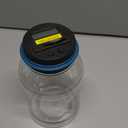 Large Piggy Bank for Boys Adults, Vcertcpl Digital Coin Counting Bank with LCD Counter, 1.8L Capacity Coin Bank Money Jar for Adults, Designed for All US Coins (Blue)