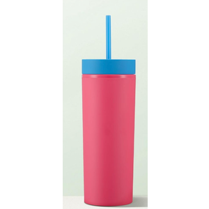 MEWAY 20oz Plastic Skinny Tumblers Bulk 24 PackDouble Wall Acrylic Tumbler with Lid and Straw,Matte Reusable Plastic Cups for Parties, Birthdays,Customization DIY Gifts(Green,Set of 24)