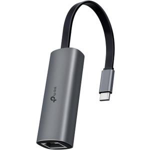 TP-Link USB C to Ethernet Adapter, 2.5 G Plug & Play Network Adapter | Type-C to RJ45 | Aluminum Alloy Case | Thunderbolt 4/3 Compatible for MacBook Pro/Air, iPad, iPhone 16 Pro/Max and More (UE302C)