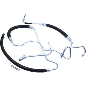 MOTOKU Power Steering Pressure Hose Pipe and Hydroboost Brake Booster Hose for Chevrolet Silverado 2500HD 3500 6.6 Diesel 2001-2005, for GMC Sierra 2500 HD 3500 6.6 Diesel 2001-2005