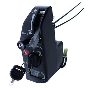 Solarhome GX630 GX690 Control Box Ignition Switch Assy with 2PCS Keys and 2PCS Throttle Cables Compatible with Honda Double Cylinder Gasoline Generator