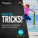 Flybar Master Pogo Stick for Kids Ages 9+, 80–160 lbs – Easy Grip Handles – Active Exercise Toy for Tweens & Teens – Outdoor Toy with Non-Slip Foot Pegs for Boys and Girls – No Assembly Needed