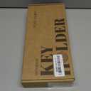 Rebee Vision Decorative Key Holder Wall Mount for Home Organization  11-inch Pine Wooden Key Holder for Wall with 6 Hooks & Floating Shelf - Modern Farmhouse Home Decor (White)