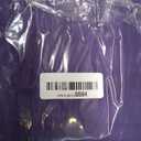 Empire Home Charli Solid Sheer Voile Window Curtain Panels Set of 2 (51x62, Purple)