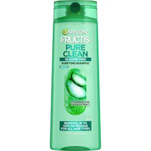 Garnier Fructis Pure Clean Purifying Shampoo, Silicone-Free, 12.5 Fl Oz, 1 Count