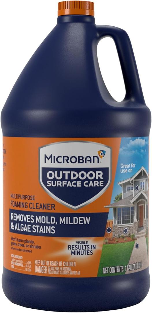 MICROBAN Outdoor Surface Care Cleaner 1 Gal (128 Fl Oz (Pack of 1))