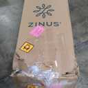 Zinus 12 Inch King Green Tea Memory Foam Mattress [New Version], Fiberglass Free, Medium Firm Feel, Zoned Pressure Relief, Certified Safe Foams & Fabric, Mattress in A Box (White)