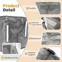 2 x 4 Pack F Type Litter Box Liners Cat Litterbox Liners Compatible with Flip Litter Box Liner Type F Reusable Waterproof Cat Litter Liners with Carrying Handles