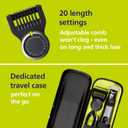 Philips Norelco OneBlade 360 Pro Face + Body, Hybrid Electric Beard Trimmer, Shaver and Bodygroomer, with 360 Blade Technology, Model QP6552/90