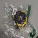 Amazon Basics Self-Locking Tape Measure with Belt Clip, 33 feet (10 m), Inch/Metric Scale, MID Accuracy, Black, Yellow