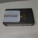 Wican Guest Towel Holder Tray for Bathroom, Oak and Iron Napkins Holder for Powder Room Dinning Table Wooden Basket for Disposable Paper Hand Towels Gold and Black (9.06 x 5.51 x 2.56 inchs)