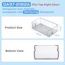 13.0 Inch DA97-21912A DA63-11219A Refrigerator Door Shelf Bin Compatible with Samsung Refrigerator (Fits Top Right Door Only), Replacement Part PD00080746 AP7022676 PS16624066 EAP16624066