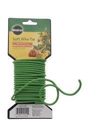 Miracle-Gro Bond Manufacturing SMG12110W Plant Tie, Soft Wire, 20-Ft.