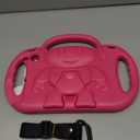 Fire HD 8 & HD 8 Plus Tablet Case for Kids(12th/10th Generation, 2024/2022/2020 Release), Sanyetral Lightweight Shockproof Cover with Shoulder Strap, Stand and Handle Not for Nokia TCL Samsung -Pink