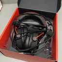 HyperX Cloud Alpha - Gaming Headset, Dual Chamber Drivers, Legendary Comfort, Aluminum Frame, Detachable Microphone, Works on PC, PS4, PS5, Xbox One/ Series X|S, Nintendo Switch and Mobile  Red