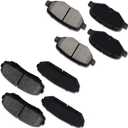 Ceramic Brakes Pads,OCPTY Quick Stop Front Rear Brake Pad fit for 2007-2010 for Ford Edge,2007-2010 for Lincoln MKX,2007-2012 for Mazda CX-7,2007-2015 for Mazda CX-9