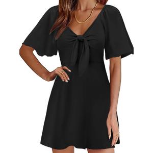 MixShe Summer Dresses for Women 2026 Elegant Classy V-Neck Dress S-XXL