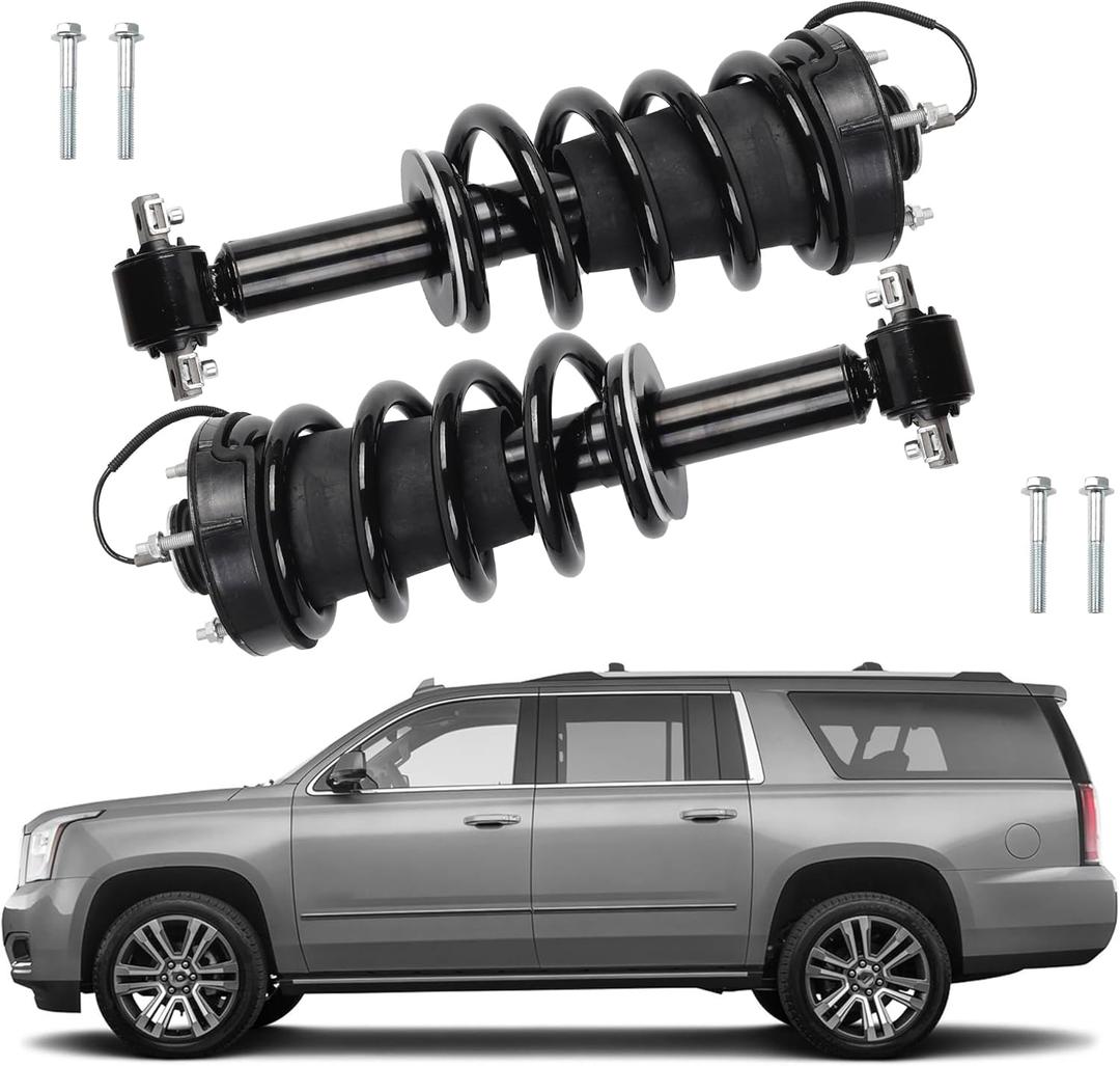 Dasbecan 2Pcs Front Struts Shock Absorber Assembly W/Magnetic Spring Compatible with 2015-2020 Cadillac Escalade Chevy Suburban Tahoe GMC Yukon XL Sierra 1500 Replace# 84977478 580-1032
