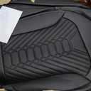 Foneso Chevy Silverado Seat Covers,Leather Seat Covers for GMC Sierra