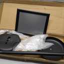 YIYO Adjustable Pedestal Poster Sign Stand,8.5 x 11 Advertising Business Menu Sign Holder for Floor Standing with Aluminum Snap-Open Reusable Frame, Black (8.5 x 11)